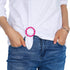 Hestya 4 Pieces 80s Party Fashion T Shirt Clips Plastic Clothes Corner Knotted Button Dress Scarf Ring Clip Round Circle Buckle for Women Ladies G...