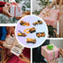 Construction Truck Toys, 6Pcs Mini Engineer Car Toys Small Construction Vehicle Bulldozer Roller Excavator Cement Mixer Truck Dump Tractor Cake To...