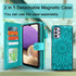 Harryshell Detachable Magnetic Zipper Wallet Leather Case with Cash Coin Pocket 12 Card Slots Holder Wrist Strap Lanyard for Samsung Galaxy A32 5G...
