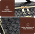 Travel Makeup Bag, 26 Initials Large Capacity Cosmetic Bags for Women and Girls, Portable Make Up Bags Pouch, Crossbody Makeup Organizer Bag Toile...