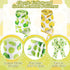 Whaline 2 Rolls Summer Lemon Wired Edge Ribbon 12 Yard Yellow Green Lemon Pattern Ribbon Summer Spring Fabric Decorative Craft Ribbon Roll for Gif...