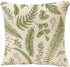 Throw Pillow Covers Green Leaf Floral in Vintage Style Leaves and Herbs Botanical Boxwood Seeded Eucalyptus Fern Maidenhair Pillow Case 18x18 Inch...