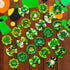 80pcs St.Patrick's Day Dog Bows, Holiday Pet Samll Dog Hair Grooming Bows with Rubber Bands, St.Patrick's Day Green Lucky Clover Element Dog Hair ...