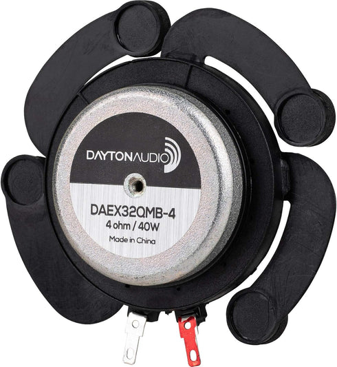 Dayton Audio DAEX32QMB-4 Quad Feet Mega Bass 32mm Exciter 40W 4 Ohm...