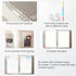 CAGIE A5 Binder 6 Ring Binder Notebook with Dividers Refillable Planner Binder with Pockets, A5 Refill Paper Include Planning Square Ruled and Dot...