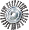 Mercer Industries 186010 - 4" x 3/16" x 5/8"-11 Stringer Bead Wire Wheel, .020 Carbon Steel Wire (with metric adapters)...