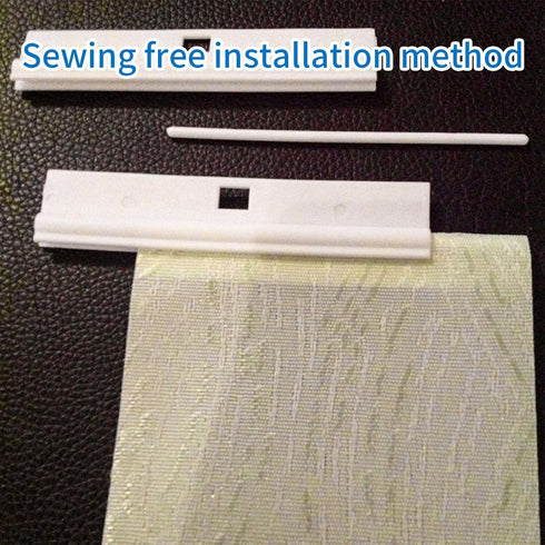 24pcs Vertical Blind Repair Vane Savers, Plastics Vertical Blind Repair Tabs, Vertical Blind Repair Clips for Vertical Blinds Replacement Slats, W...