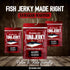 Kaimana Jerky - Hawaiian Warrior Ahi Tuna Jerky 3 Pack - Premium Fish Jerky Made in the USA. All Natural and Wild Caught....