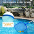 Pool Skimmer - Pool Skimmer Net with 5 Section Adjustable Telescopic Aluminum Pole, 25''- 64'', Pool Net Skimmer Rake with Ultra Fine Mesh , Pool ...