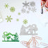 Christams Deer Die Cuts for Card Making Snowflake Die Cuts Clearance Winter Embossing Stencils for Cards Metal Cutting Dies for Craft Card Album S...