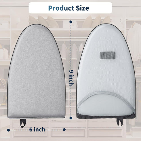 Garment Steamer Ironing Gloves with Finger Loop, Portable Anti Steam Glove, Hanging or Standing Garment Ironing Machine Board, Heat Resistant Stea...