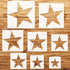 8PCS Large Star Stencils, 8 Different Size Star Stencils for Painting, Star Template for Drafting for Office and School Art Craft Templates, Large...