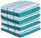 AMOUR INFINI Cotton Kitchen Dish Cloths Set of 8 – Highly Absorbent, Super Soft Premium Terry Cleaning Cloth (12"x12" Inch) Premium Dishcloths for...