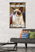 Trends International Grumpy Cat - Fun Wall Poster, 22.375" x 34", Premium Poster & Clip Bundle...