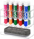 Dry Erase Marker Holder, Wall Mounted Marker Holder with 10 Slots, Acrylic Marker Holder for Classroom Organization, Sticky Pen Marker Holder for ...