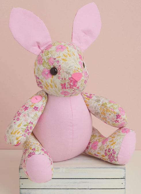 Simplicity Chubby Puppy, Lamb, Bunny, Kitten, and Dragon Plush Animals Sewing Pattern Packet, Design Code N6736, 13" Tall, Multicolor...