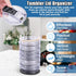 Tumbler Lid Organizer,2 Pack Cup Lid Organizer for Kitchen Cabinets Stacking,Water Bottle Lid Holder for YETI/Stanley/Simple Modern Mug Cup Access...
