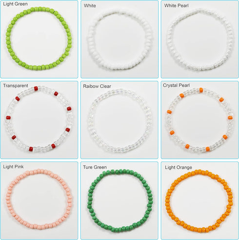 Bala&Fillic Clear Golden Lined Color 4mm Seed Beads About 1400pcs in Box 6/0 Glass Craft Seed Beads for Jewelry Making, Hole 1.2mm (Clear Golden L...