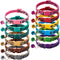 Puppy Collars-12 Pack Puppy Collars for Litter, Adjustable Puppy ID Collars Soft Nylon Whelping Collars for Newborn Litter Puppy Pets (Colorful Pu...