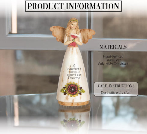 Pavilion Gift Company 03013 Teacher Angel Figurine, 6-Inch, Beige...