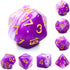 New HD Polyhedral Dice Sets D&D Dice for Dungeon and Dragons RPG Role Playing Games MTG Pathfinder Table Top Games 7 Dice Set Berry Cream...