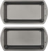 GoodCook Set of 2 Medium 8" x 4" Nonstick Steel Bread Loaf Pans, Gray (4244)...