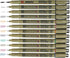 Sakura Pigma Micron pens 12 Fineliner Drawing Set (05 Assorted Color with Black Brush, 08, 01 & 05)...
