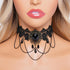 5 Set Halloween Black Necklaces Lace Neck Choker Steampunk Goth Gothic Neck Chain Collar Elegant Pendant for Wedding Party Cosplay Christmas...
