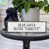 Xmas Wood Signs (Medium - Wood And Metal, Dear Santa Define Naughty)...