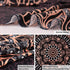 Edeesky Black Mandala Tapestry Wall Hanging Psychedelic Aesthetic Indian Hippie Wall Decor Bohemian Wall Art Boho Home Decoration for Bedroom,Livi...