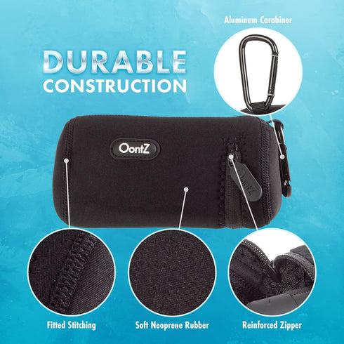 Official Carry Case for OontZ Angle 3 Bluetooth Speaker, Neoprene with Aluminum Carabiner by Cambridge SoundWorks...