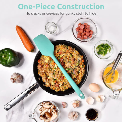 14in Extra Long Silicone Spatula: U-Taste 480ºF Heat Resistant Flexible Baking Mixer Scraper, Large Rubber Mixing Stirring Scraping Seamless Kitch...