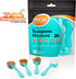 Plastic Measuring Spoons, Fits in Jar, Good for Formula, Coffee, Pet Food - 5 ml - 1 Teaspoon Mesure (20)...