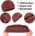 6 Pcs Kufi Hats for Men Knit Kufi Cap Breathable Cotton Stretchy Skull Cap Helmet Beanie Hat for Men Women Muslim in Cool Designs...