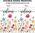 Avezano Welcome Wildflower Garden Flag Spring and Summer Floral Yard Flag for Outside Farmhouse Garden Decor Seasonal Welcome Sign Porch Decoratio...