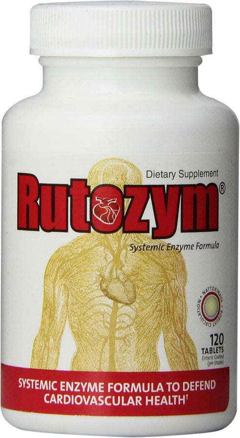 Naturally Vitamins Rutozym 120 ct, Bottle, Medium Yellow...