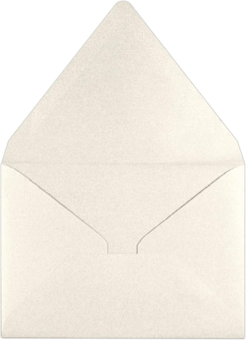 LUXPaper 4Bar A1 Contour Flap Invitation Envelopes | 3 5/8" x 5 1/8" | Quartz Metallic | 80lb. Text | 50 Qty...