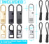 Zipper Pull Replacement I 12 PACK Detachable Zipper Pulls I Zipper Replacement Slider I Zipper Repair Kit I Replacement Zipper Pull I Zipper Repla...