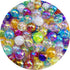 300 PCS 8mm Acrylic Round Beads Clear AB Colors Bubble Spacer Beads Loose Craft Beads for DIY Jewelry Making Bracelet Necklace Earring Ornament Wi...
