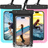 3 Pack Waterproof Phone Pouch IPX8 Universal Waterproof Case Dry Bag Phone Protector for iPhone 15 14 13 12 11 Pro Max Plus XS XR X 8 Galaxy S23 S...