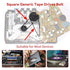 Recorder Rubber Belts, Cassette Recorder Repair Maintenance Mix Cassette Rubber Square Belt 40-135MM (50PCS)...