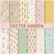 24 Sheets Easter Pattern Paper Bunny Rabbit Egg Floral Scrapbook Paper Double Sided Collection Spring Decorative Craft Paper For DIY Card Making J...