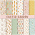 24 Sheets Easter Pattern Paper Bunny Rabbit Egg Floral Scrapbook Paper Double Sided Collection Spring Decorative Craft Paper For DIY Card Making J...