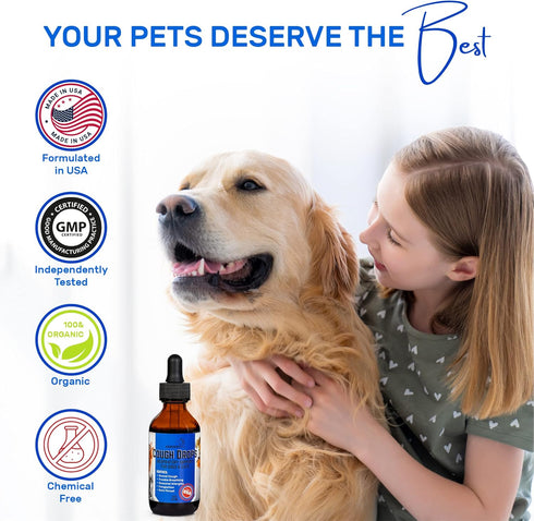 Dog Cough Treatment - Kennel Cough Treatment - Dog Allergy Relief - Itch Relief - Wet & Dry Cough Suppressant - for Dogs & Cats - XanderPets USA 1...
