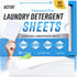 Laundry Detergent Sheets Eco Washing Strips - 80 Loads Package, Free & Clear Liquidless Clothes Washer Sheet, Zero Waste Travel Laundry Strip, Dis...