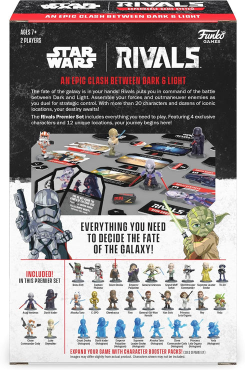 Funko Star Wars Rivals Expandable Game System for 2 Players Ages 7 and Up - Premier Set - Series 1...