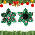 Christmas Dog Collar with Flower, Christmas Flower Collar for Puppy Girl Boy Dog or Cat, Comfortable Dog Collar Flower with Durable Metal Buckle, ...