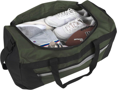 40 Liter, 22 Inch Duffle Bag for Women Men Travel; Large Duffel Bag with Shoulder Strap, Sections...