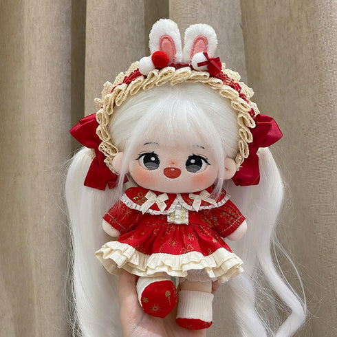 Plush Doll Clothing Anime Character Costumes Adorable 20cm Plush Doll Clothing Set Anime Plush Doll Suitable for Plush Toys Gift for Girl (for 8in...