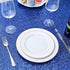 Hahuho 50x50 inch Square Sequin Tablecloth Royal Blue, Glitter Tablecloth for Bridal Shower Decorations, Birthday, Wedding, Dessert, Banquet?50x50...